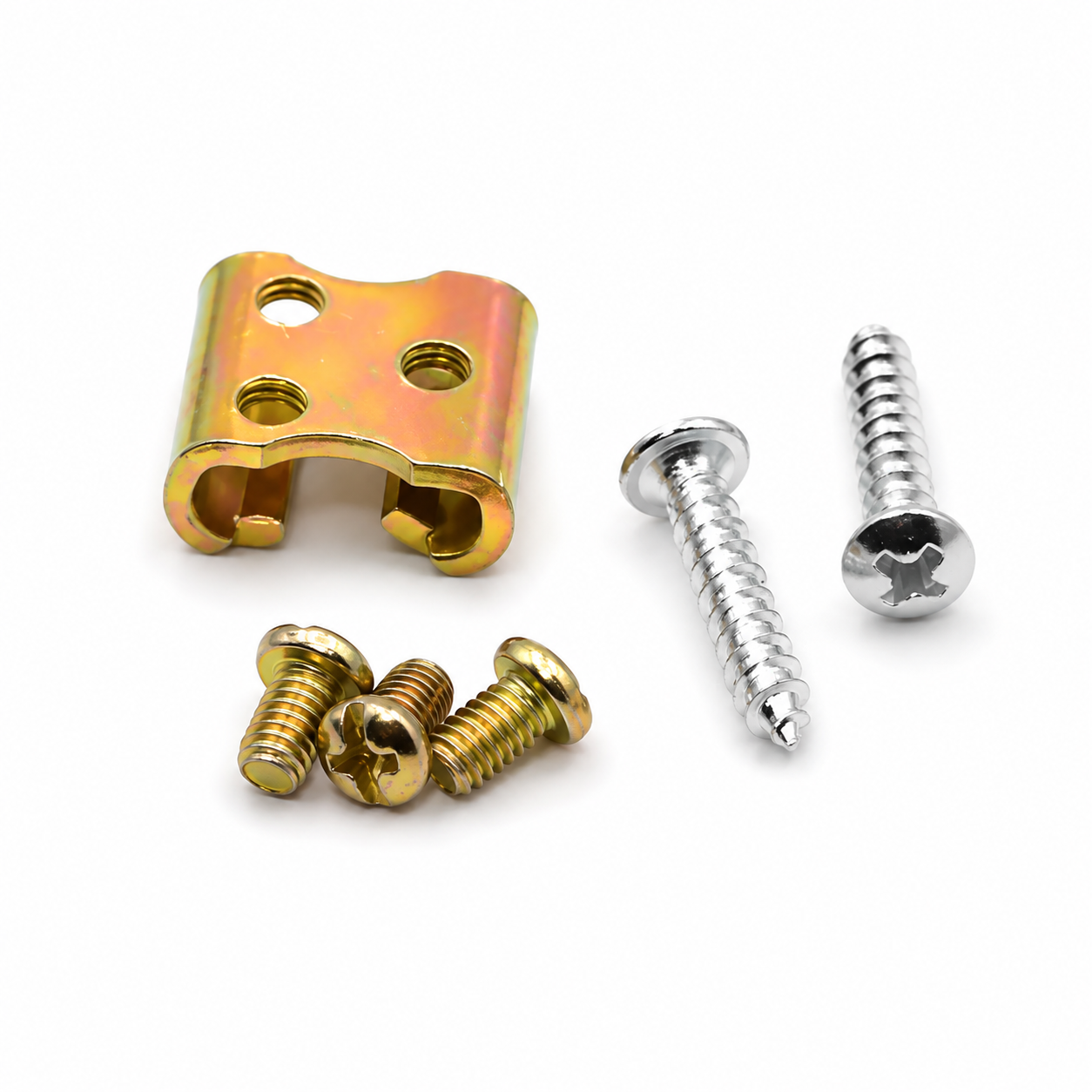 3-Hole Furniture Connector Nut & Screw Set, M4 | F-SN-R0031