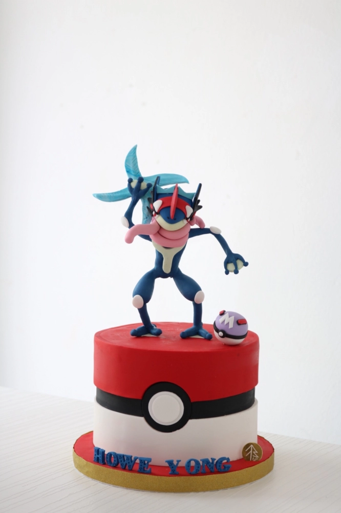 Pokemon Greninja Cake