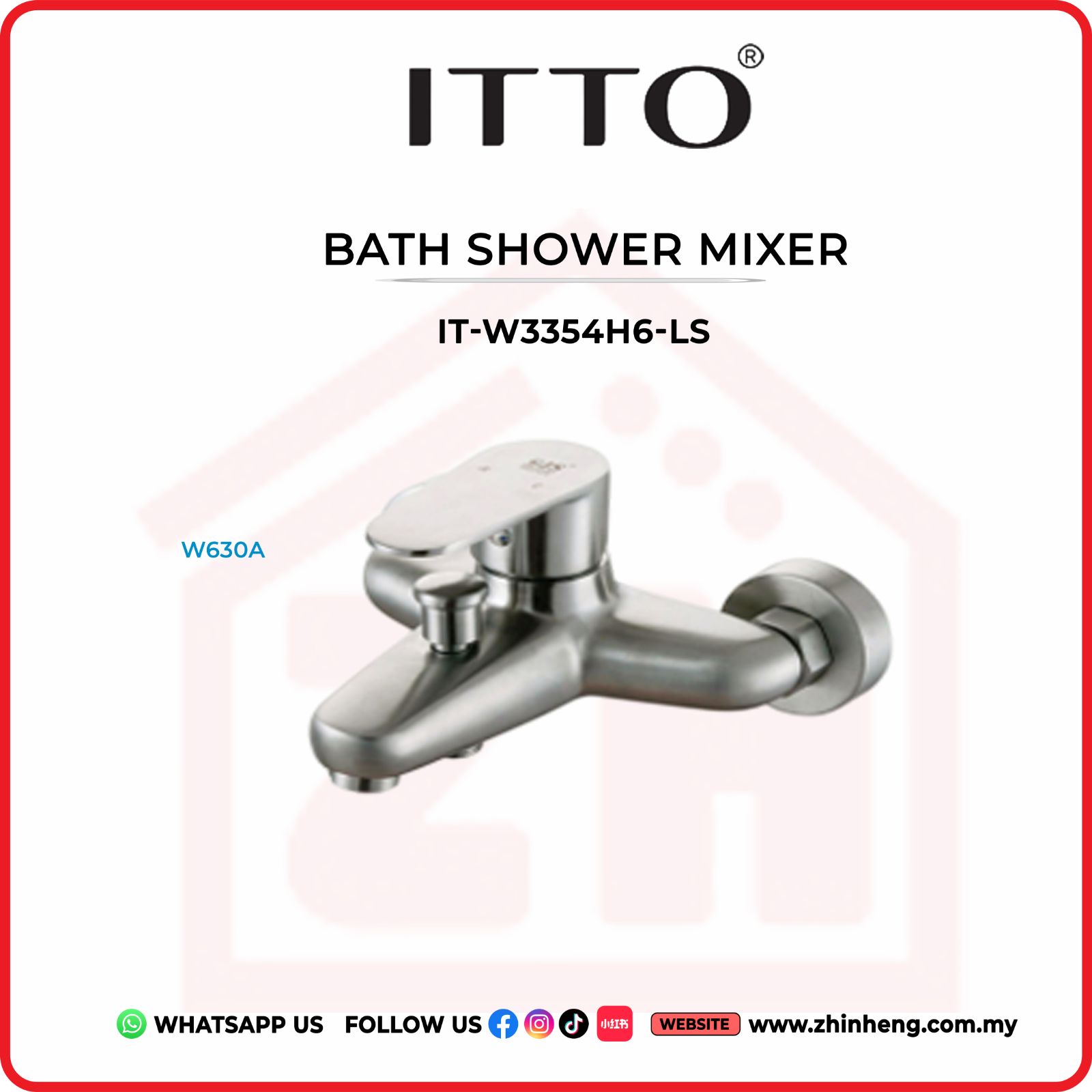 ITTO BATH SHOWER MIXER  IT-W3354H6-LS