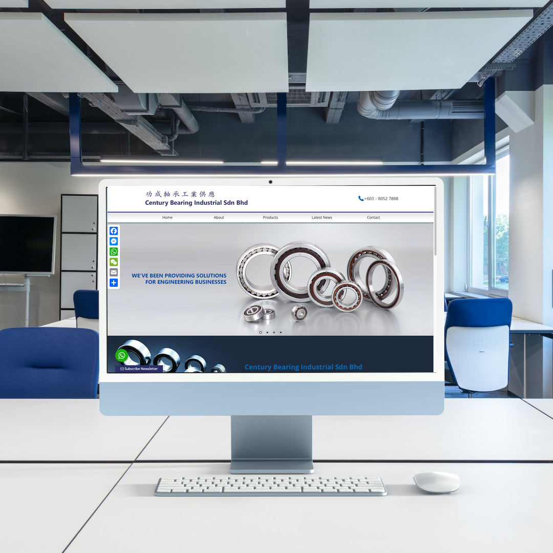 Industrial Bearings & Components Web Design | SEO | Digital Marketing | Selangor