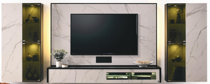 VD-9050 SET 5 WALL MOUNTED TV CABINET (WALL SERIES)