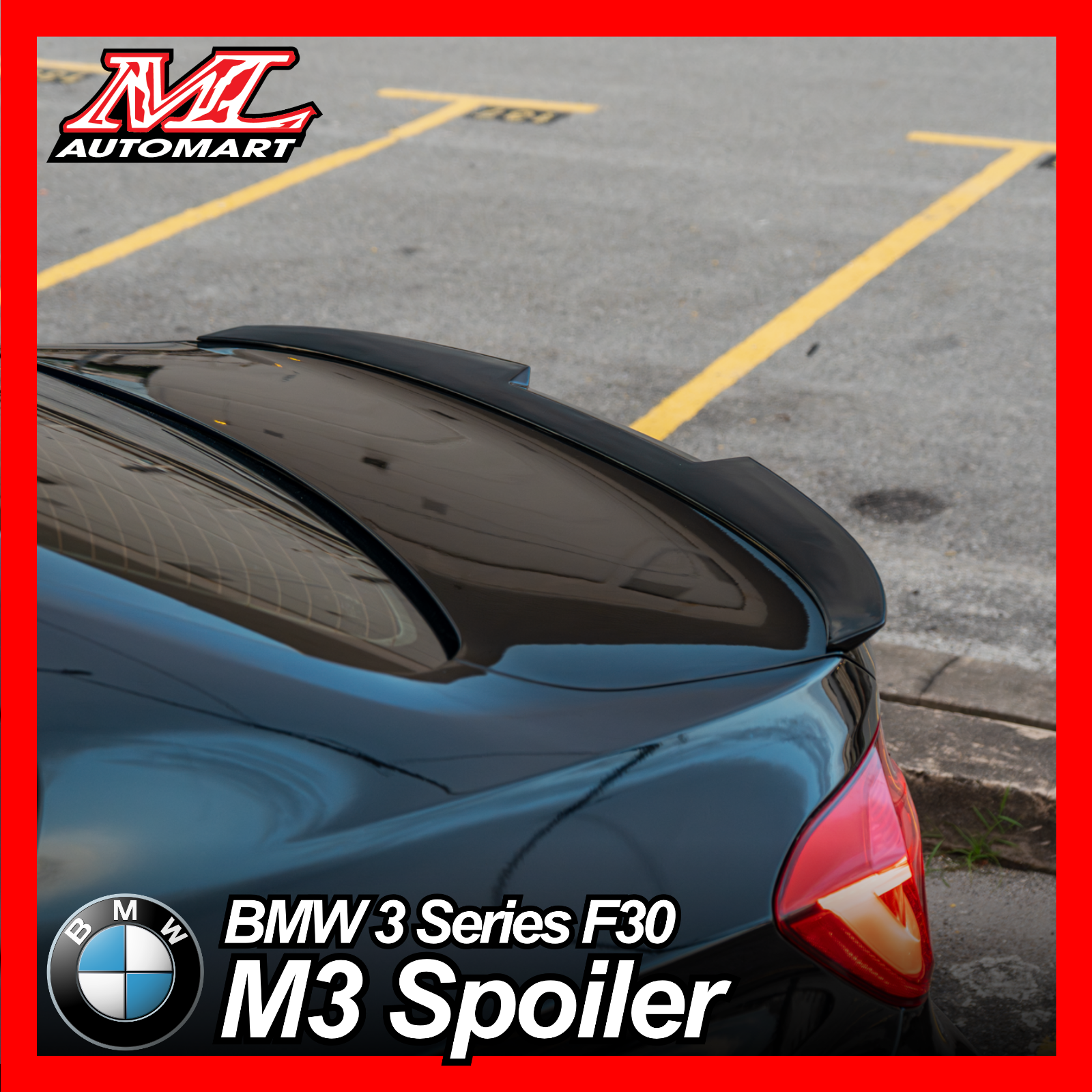 BMW 3 Series F30 : M3 Spoiler