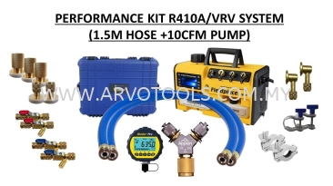 RAPID EVACUATION KIT PLUS FOR R410A/VRV SYSTEM (1.5M HOSE AND 10CFM PUMP)