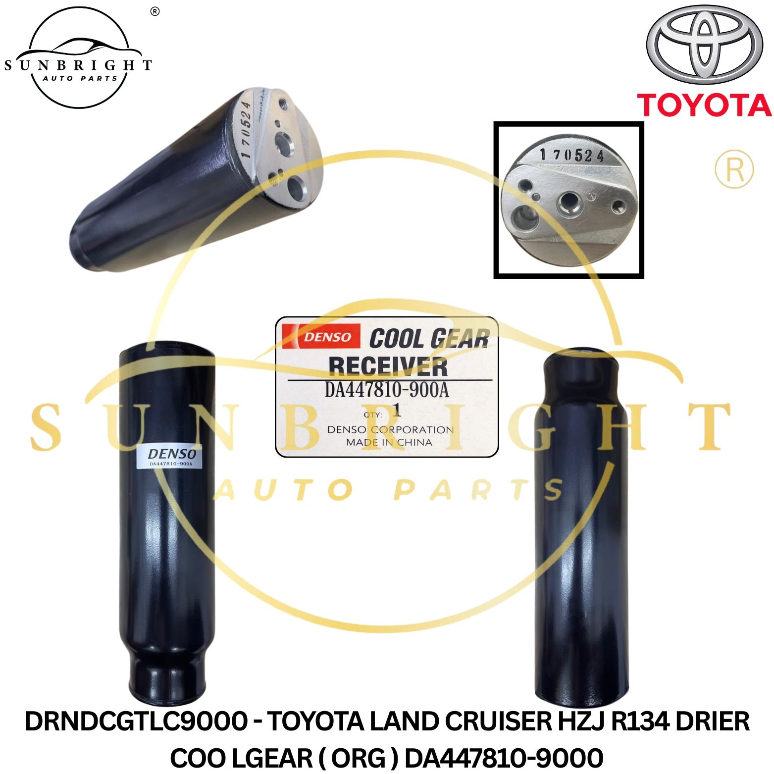 DRNDCGTLC9000-TOYOTA LAND CRUISER HZJ R134 DRIER COOLGEAR ( ORG ) DA447810-9000