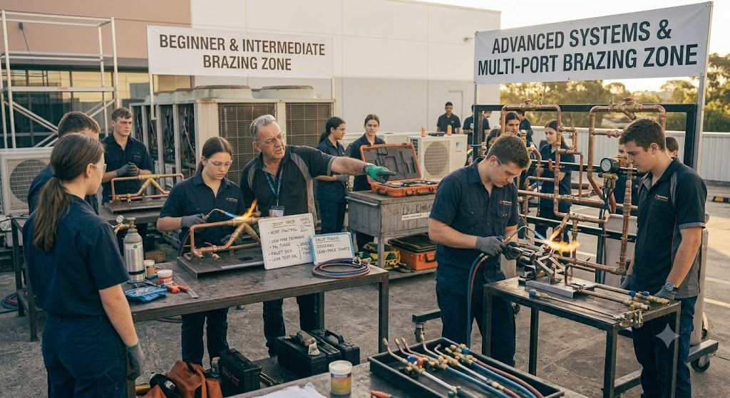 HVAC brazing beginner to advanced course