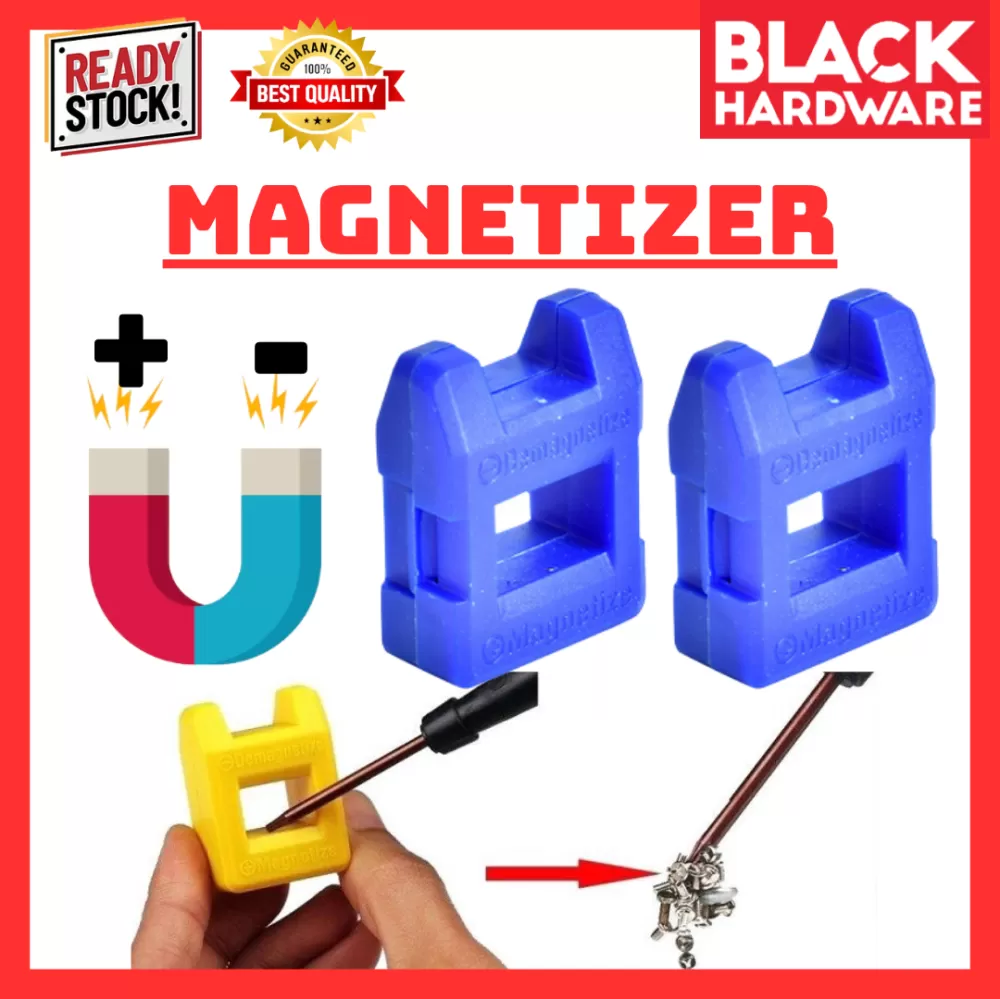 Black Hardware Screw Driver Bit Magnetizer Demagnetizer Screwdriver Magnetic Pick Up Tool Bits 加磁器 Magnetizer Machine