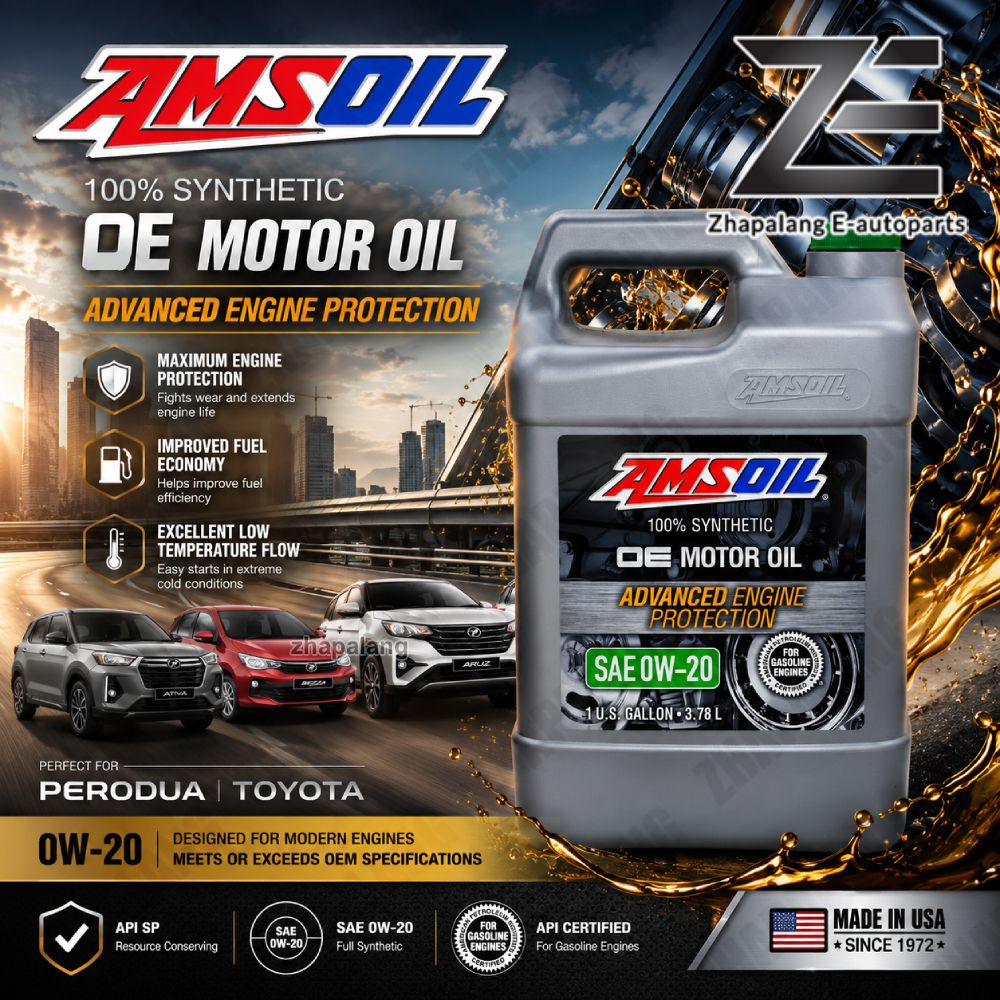 AMSOIL OE 0W-20 100% Synthetic Motor Oil (1 Gallon / 3.78L) | OEZ1G