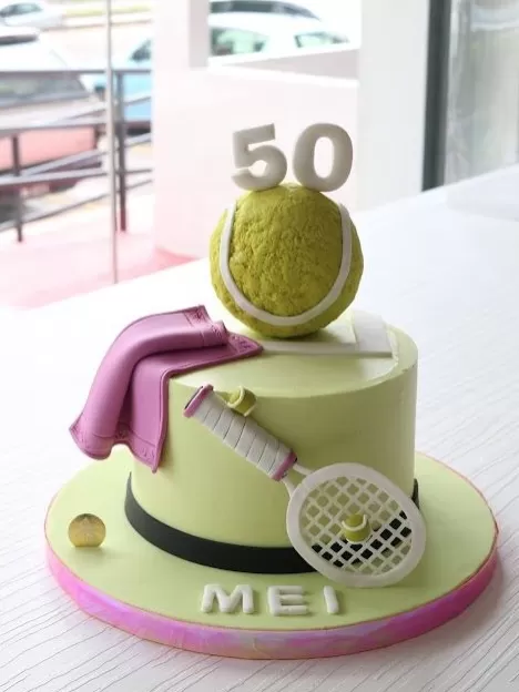 Tennis Theme cake