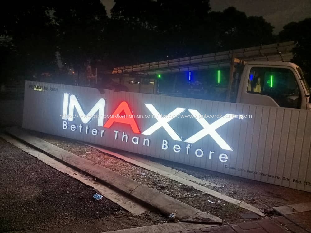 IMAXX OUTDOOR ALUMINIUM PANEL 3D LED BOX UP SIGNBOARD SIGNAGE AT ...