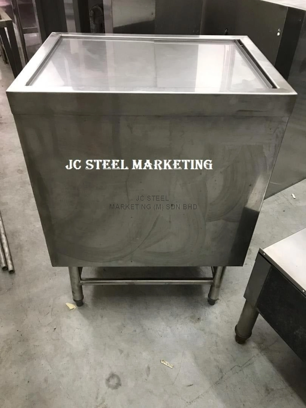 Stainless Steel Ice Bin