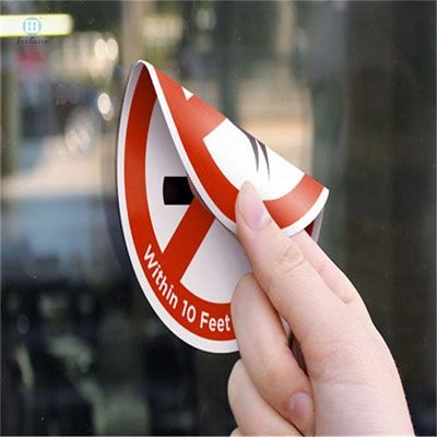 2 Sided Static Cling Window Sticker