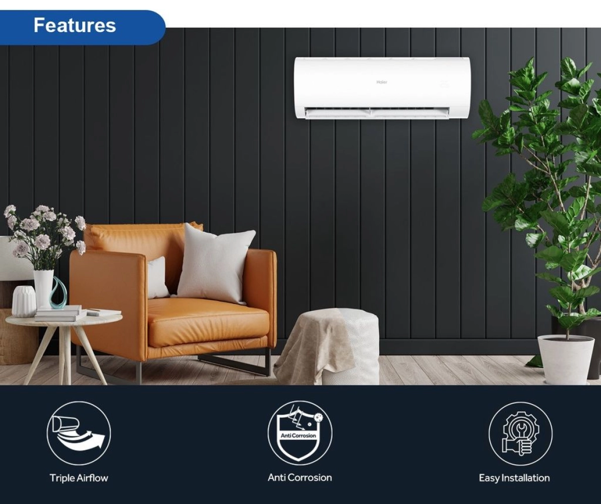 Haier 2.0HP Non Inverter Air Conditioner R32 HSU-19LPA21