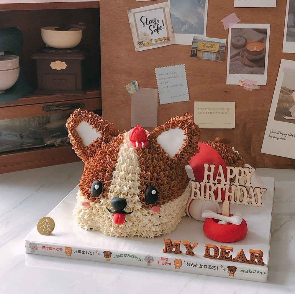 Corgi Dog Cake