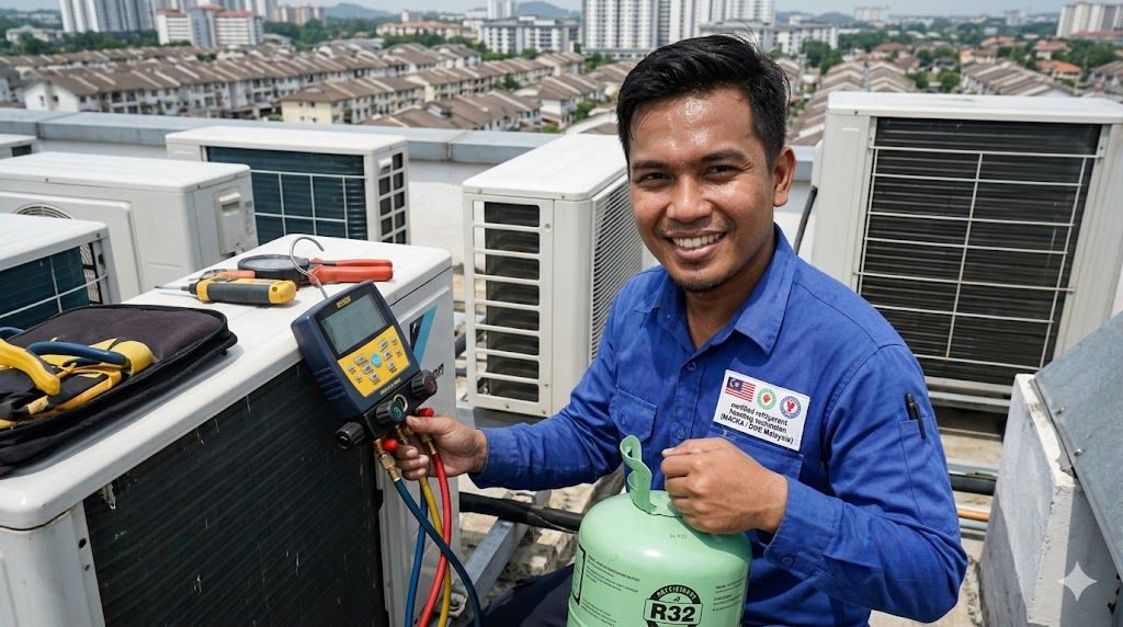 refrigerant handling certified technician Malaysia