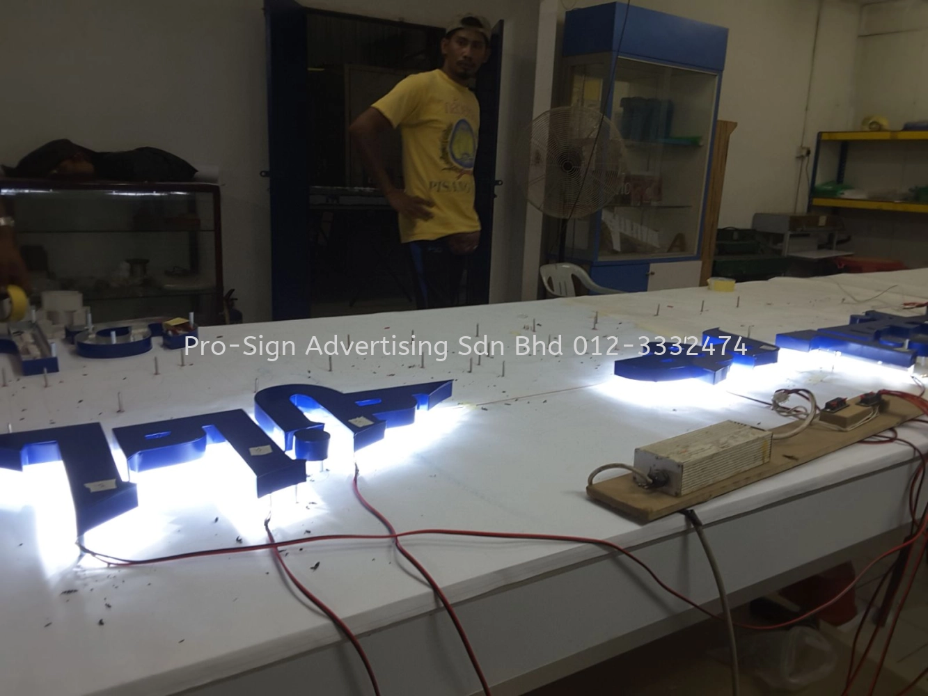 ALUMINIUM BOX UP LED BACKLIT (AMANAH SAHAM NASIONAL BERHAD, BINTULU, 2016)