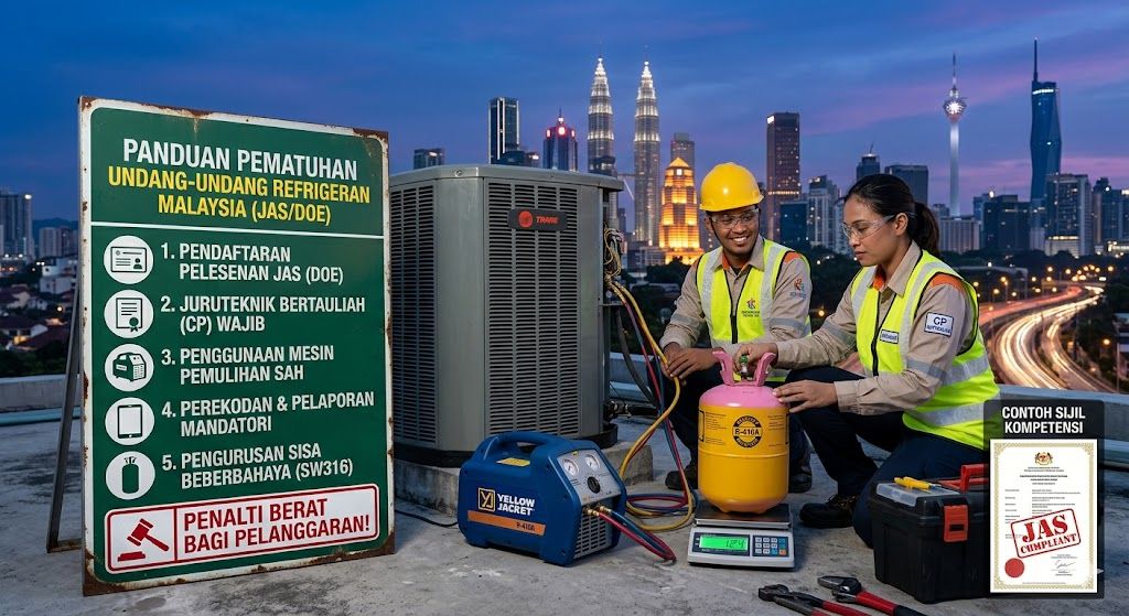 refrigerant recycling legal requirements Malaysia DOE