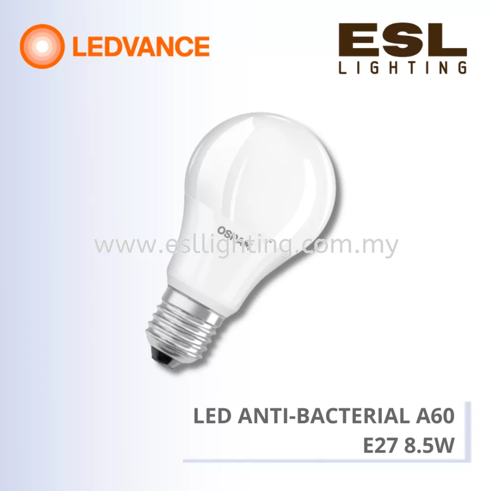 LEDVANCE LED ANTIBACTERIAL LAMP CLAS A 60 8.5W E27