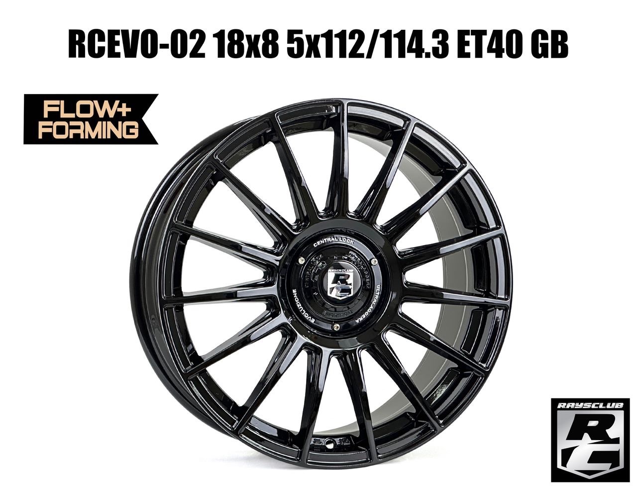 RCEVO-02 18x8 5X112/114.3 ET40 GB