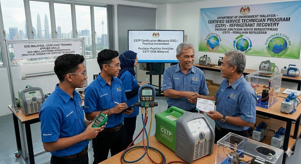 refrigerant CSTP certification Malaysia DOE