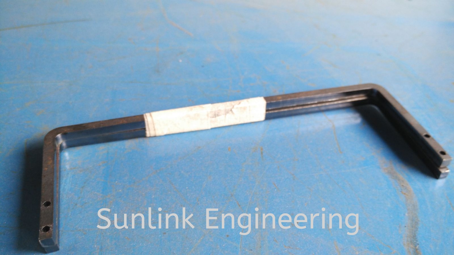 Custom Laser Cut and Bend of Metal Handle