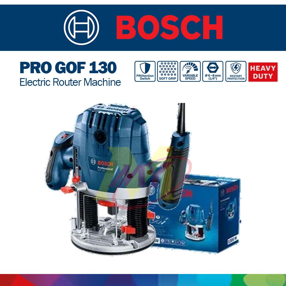BOSCH GOF 130 Heavy Duty Router Machine 1300W
