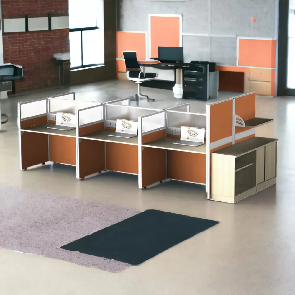 Office Workstation Table 6 person & More | Office Table Penang