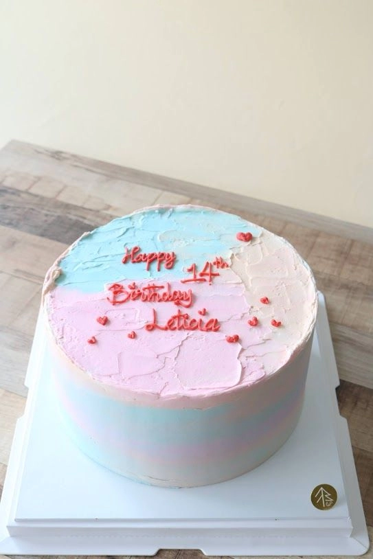 Color Ombre Cake