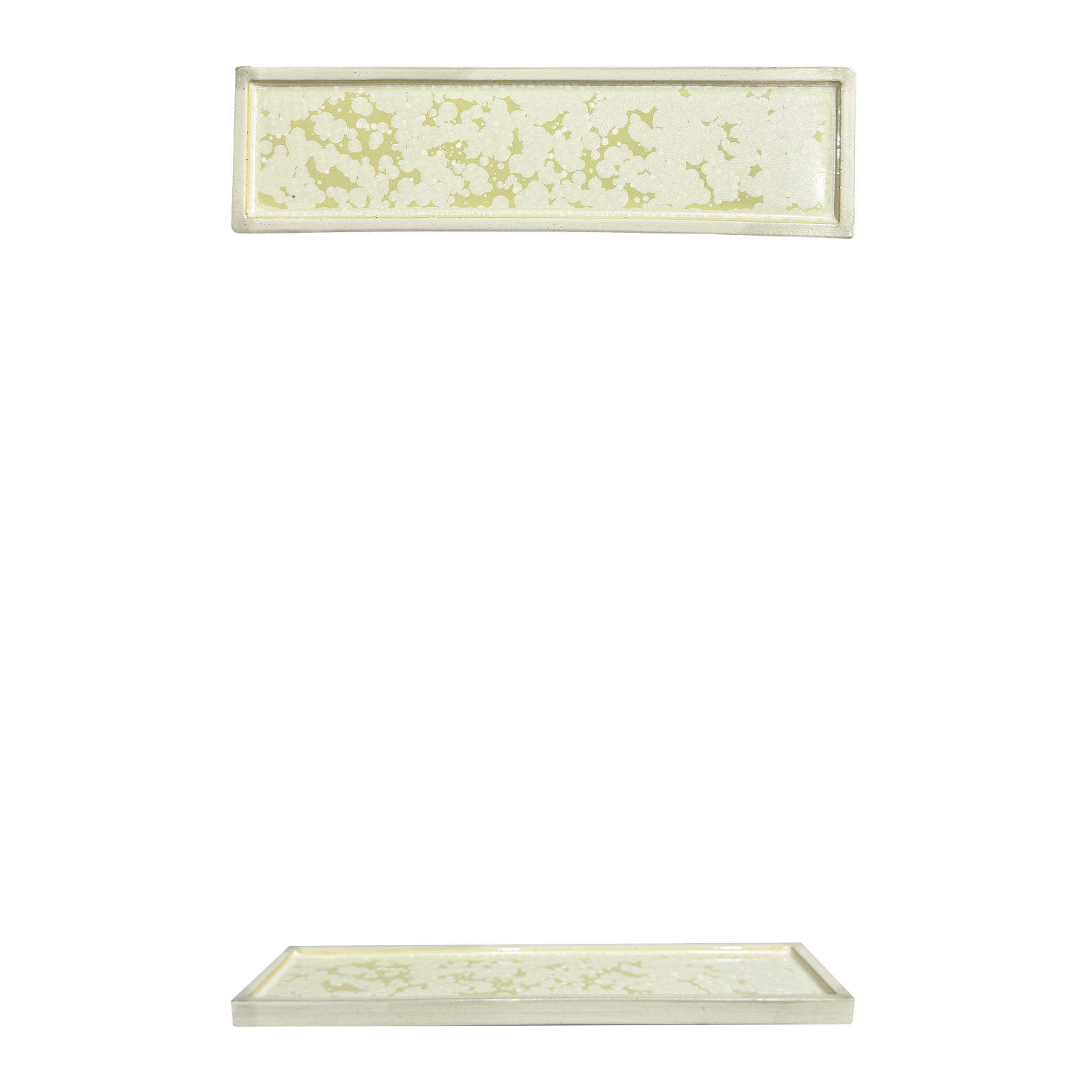 MX Wide side rectangular plate 结晶绿14'' 16'' 宽边长方板