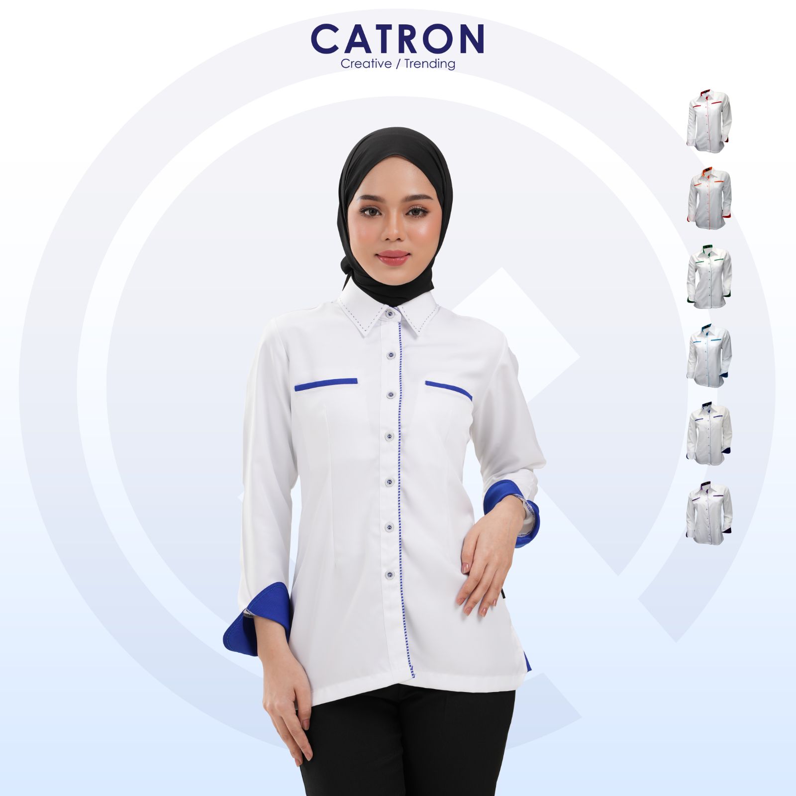 FP 917 Polysoft Ladies 3/4 Sleeve Corporate Shirt