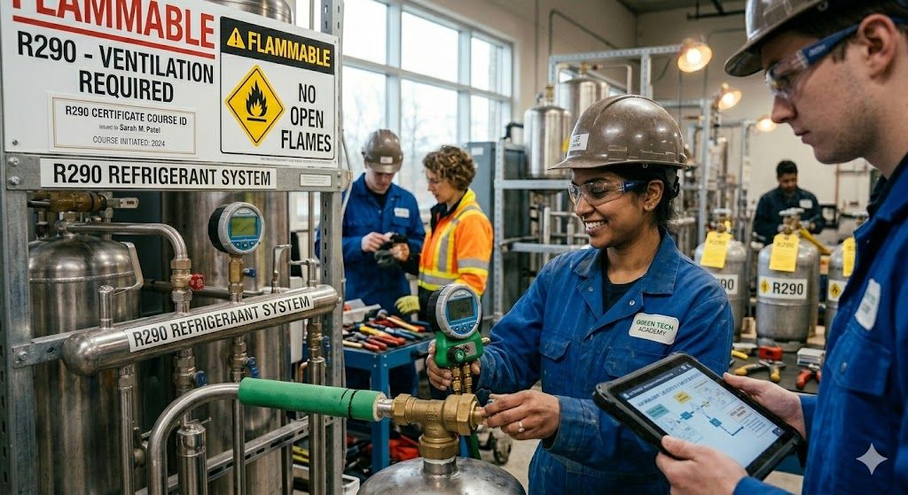 R290 handling certification course