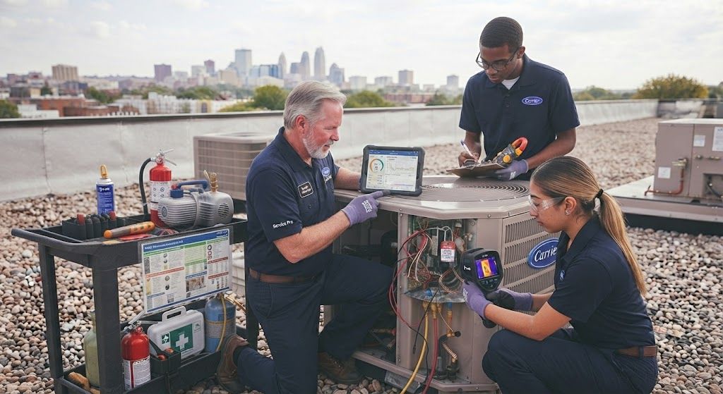 HVAC system inspection techniques