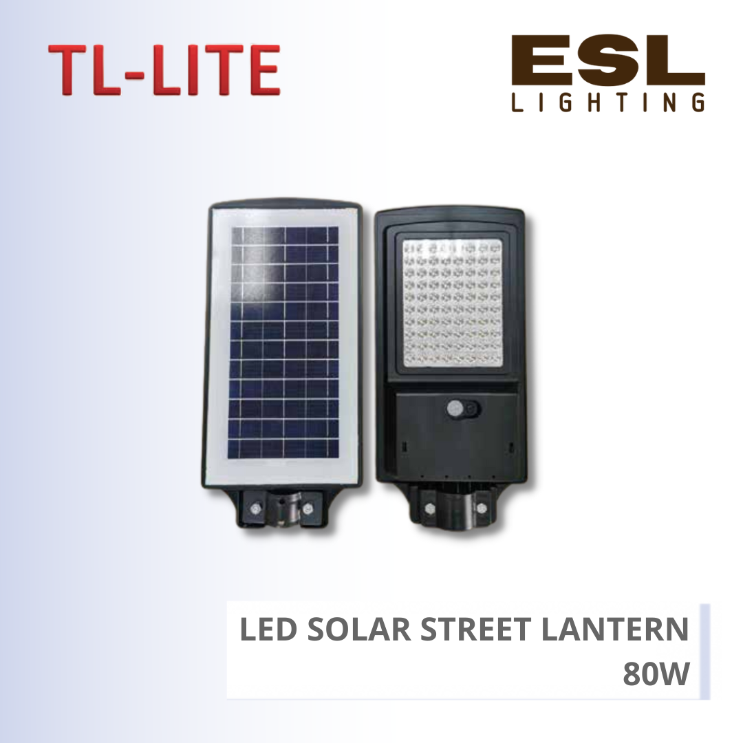 TL-LITE SOLAR LIGHT - LED SOLAR STREET LANTERN - 80W