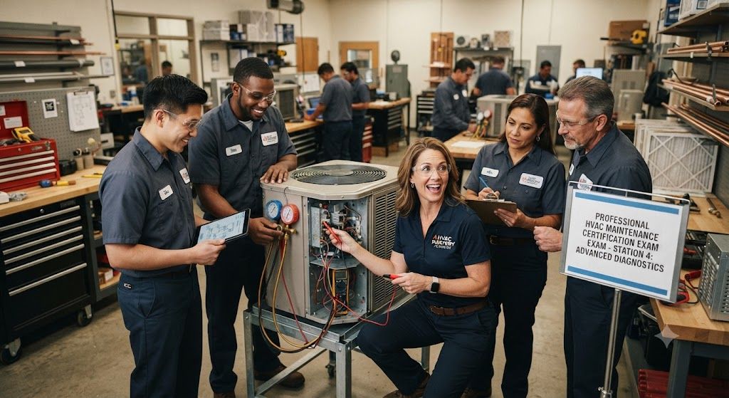 Professional HVAC maintenance certification course