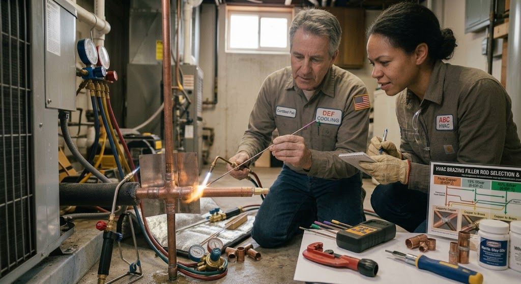 copper pipe brazing filler rod HVAC