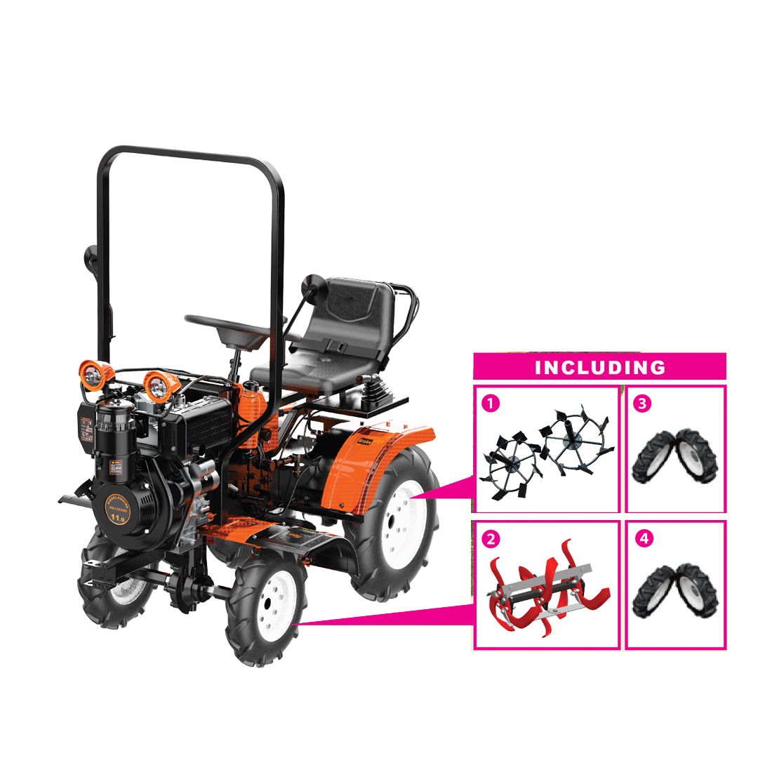 EuroX Gold Mini Tractor MTR1000