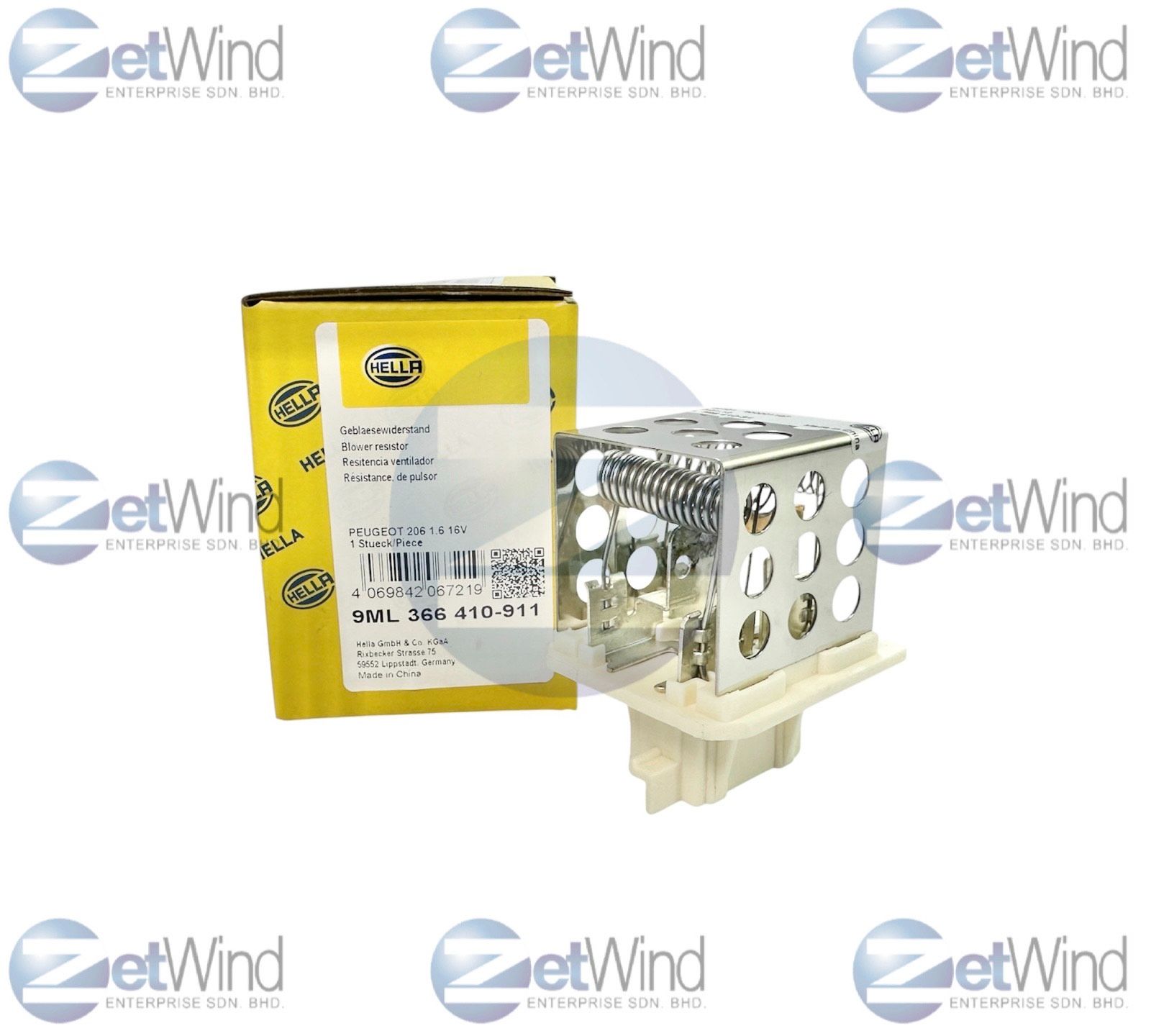 [CODE:140274] PEUGEOT 206 6PIN_HELLA 9ML-366-410-911