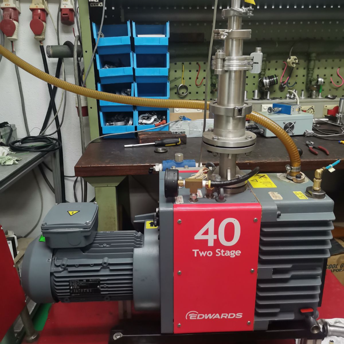 EDWARDS E2M40 Oil Rotary Vane Pump Repair and Service