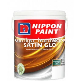 Nippon Paint Satin Glo Interior Paint Glow Finish 1L/5L/18L