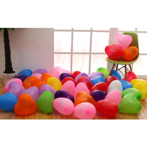  11inch Standard Heart Shape Balloons Assorted 100pcs (B-SH11-MIXP)