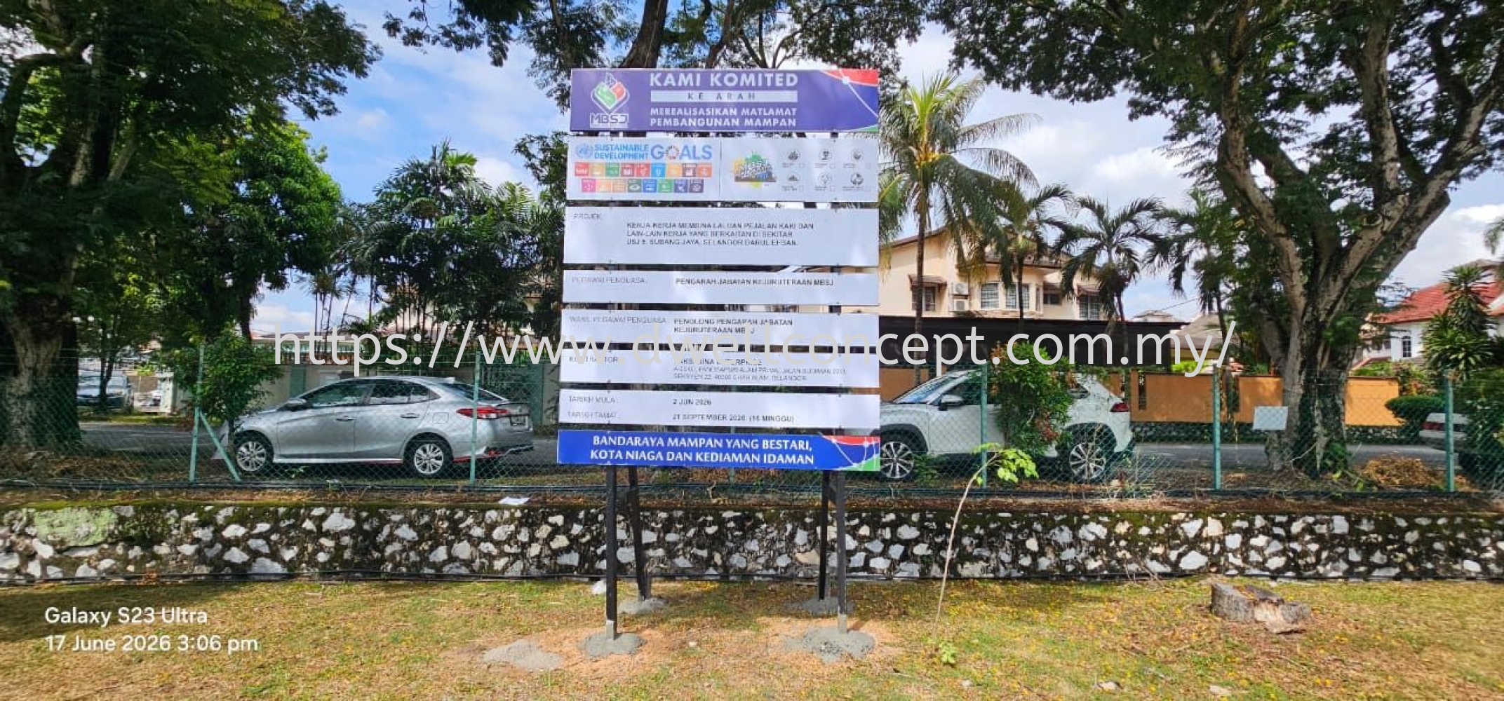 PROJECT SIGN INSTALLATION SERVICE AT SUBANG JAYA