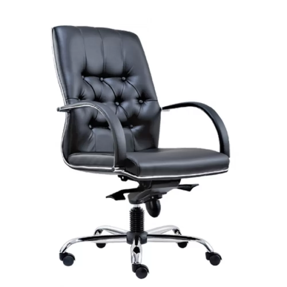 MORO Chesterfield Medium Back Office Chair | Office Chair Penang