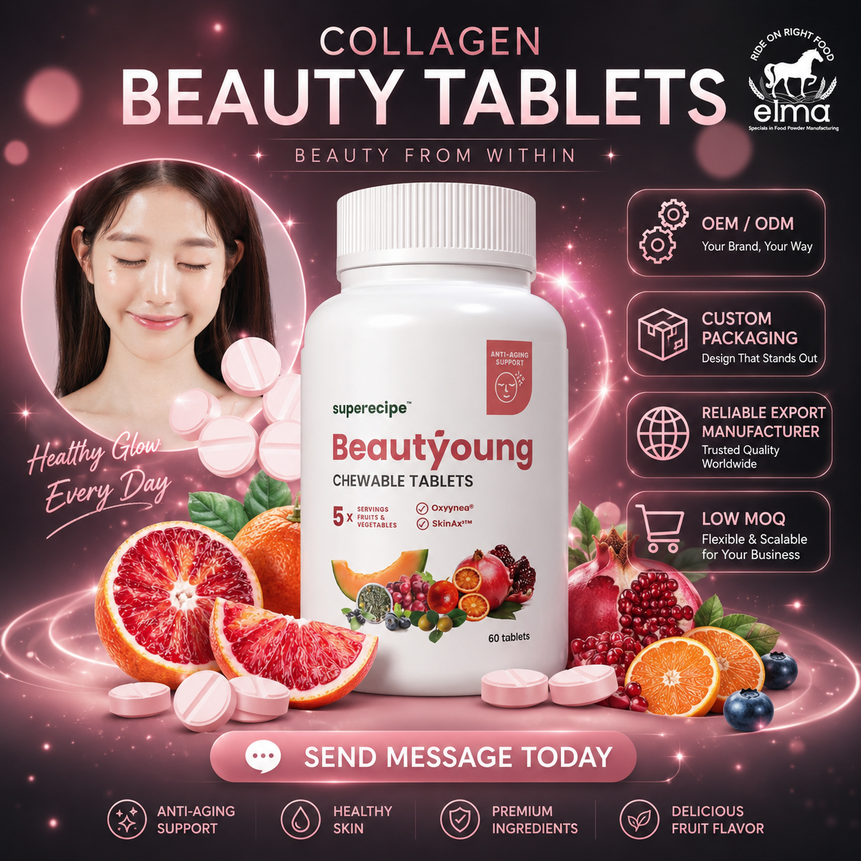 OEM Functional Chewable Tablets