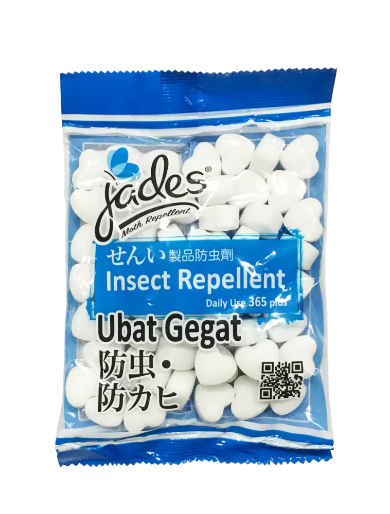 Jades Moth Balls 180gm - White (Mothballs / Ubat Gegat)