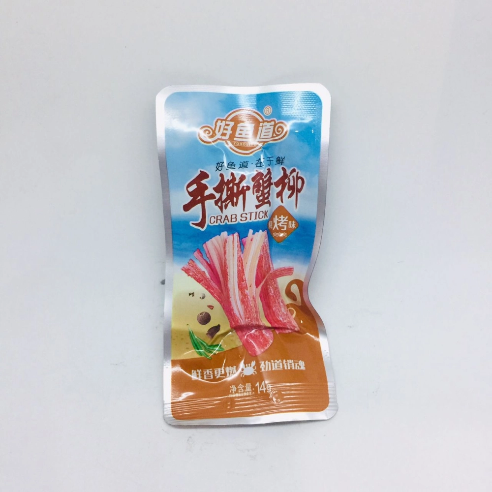 YoHoSiYo Crab Stick （BBQ Flavor）好魚道手撕蟹柳 （燒烤味）14g