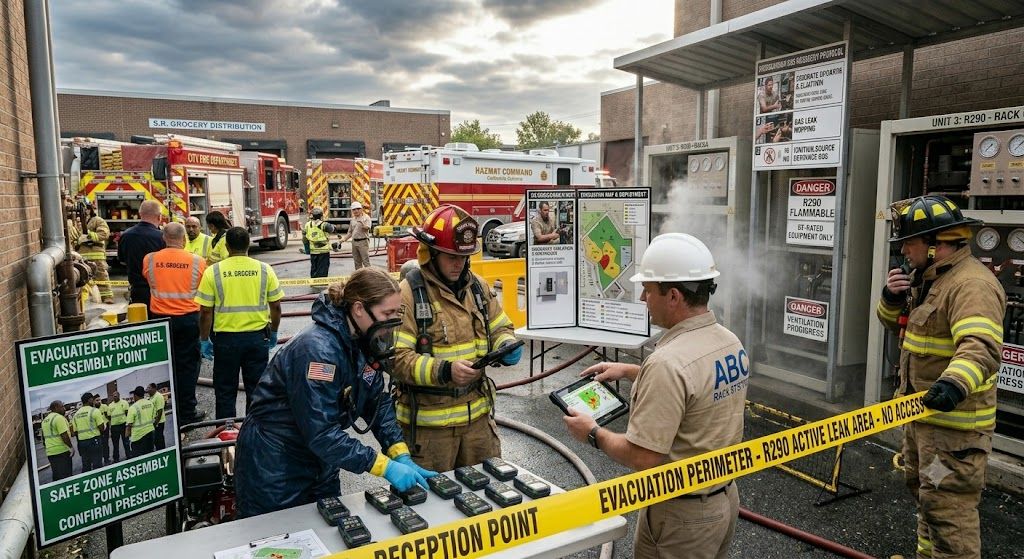R290 evacuation procedures