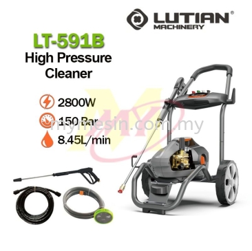 Lutian LT-591B High Pressure Cleaner with 150 Bar 2800W - Induction Motor