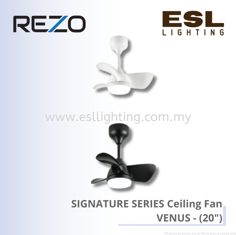 REZO SIGNATURE SERIES Ceiling Fan VENUS - 20"