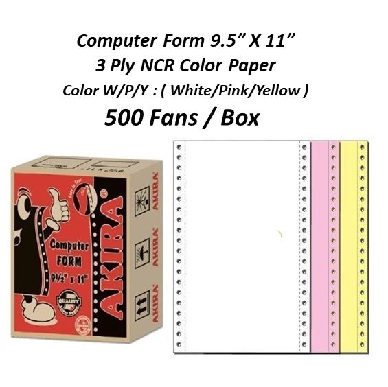 3PLY COMPUTER FORM (500 FANS)