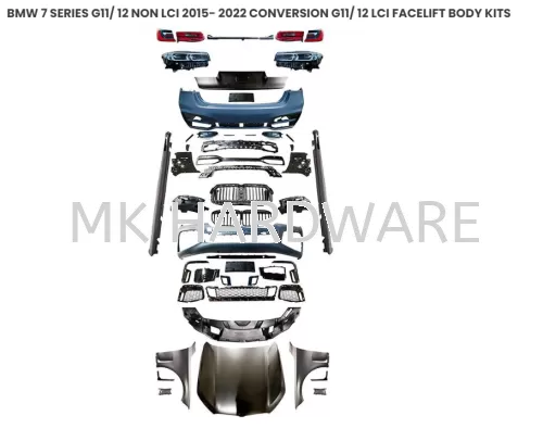BMW 7 SERIES G11/ 12 NON LCI 2015- 2022 CONVERSION G11/ 12 LCI FACELIFT BODY KITS