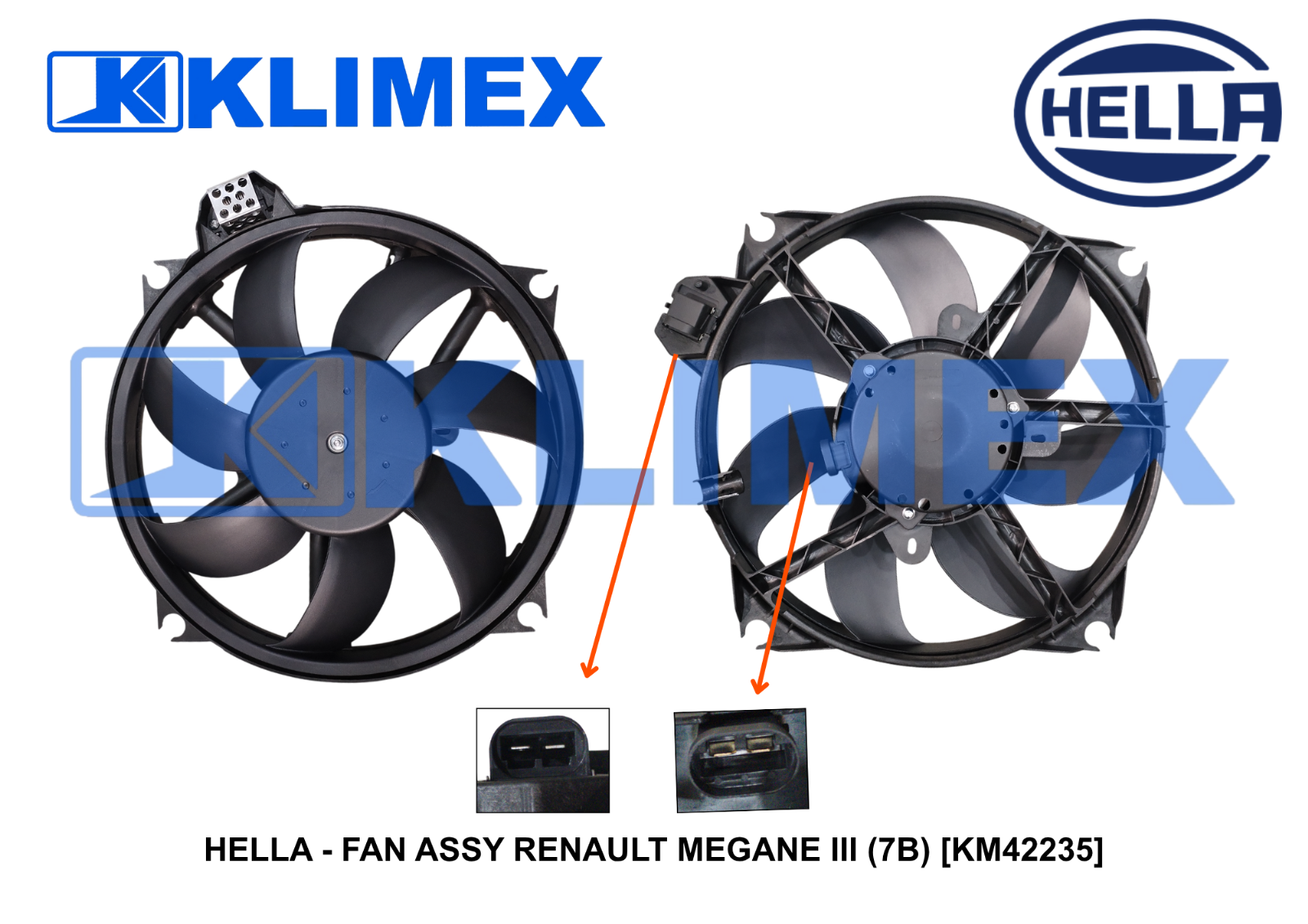HELLA - FAN ASSY RENAULT MEGANE III (7B) [KM42235]